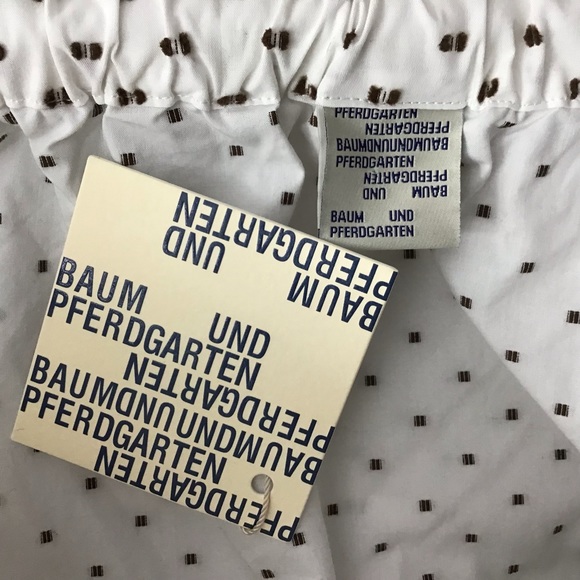 Baum Und Pferdgarten Egret Earth Dot Off Shoulder Top NWT EU 40 US 10 - Picture 7 of 9